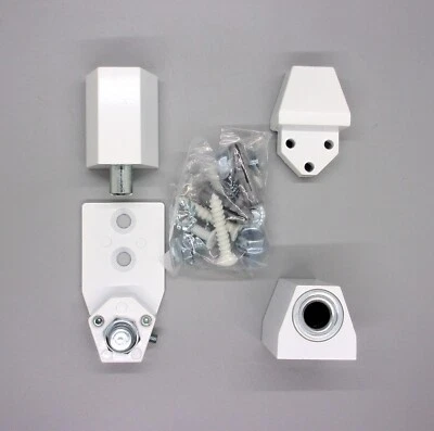 GLOBAL Arch/Vistawall Style Offset Pivot Non-Handed in White #TH1109-WH