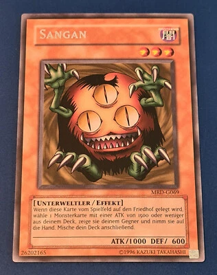 SANGAN # MRD-G069 Rare Yu-Gi-Oh Metal Raiders 2002 Deutsch Mint Vintage - Bild 1 von 2