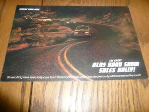 Folleto de ventas Oldsmobile Road Show Rally 1983 - De colección - Imagen 1 de 5