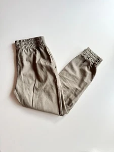 Pantalones de chándal Aritzia TNA Alix verde oliva claro de lona de algodón, talla S - Imagen 1 de 11