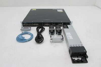Cisco WS-C3560X-48PF-L Catalyst 48 10/100/1000 Ethernet  PoE+ Switch W/ 1x AC - Image 1 of 4