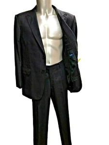 Lussuoso Abito a Righe Kenzo Giacca T 52 Pantaloni T 44/46 Fr Nuovo - Imagen 1 de 9