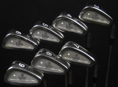 LYNX PARALLAX IRON SET 3 4 5 6 7 8 9 FLEX:REGULAR LENGTH:(5)38.5IN RH NEW GRIPS - Image 1 of 4