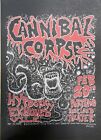 Cannibal Corpse Portland 04 paper art poster reprint 10" x 14" gig show concert