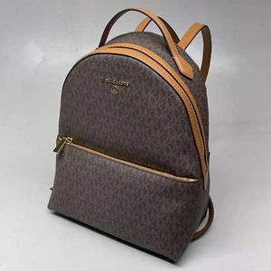 MICHAEL KORS Valerie Backpack Purse Brown / Acorn 38F2G9VB2B - Picture 1 of 22