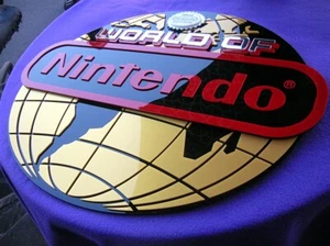 WORLD OF NINTENDO GLOBE CUSTOM 3D sign ART display NEW playstation game PS Play - Bild 1 von 12