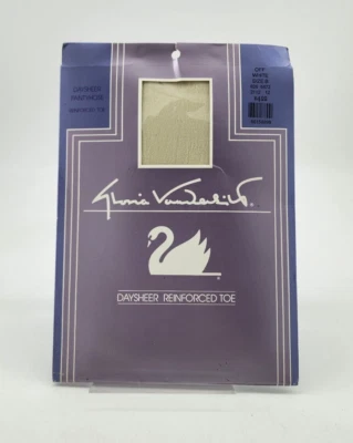 Pantimedias Gloria Vanderbilt Daysheer punta reforzada pierna transparente blanco roto talla B Foto 1 de 4