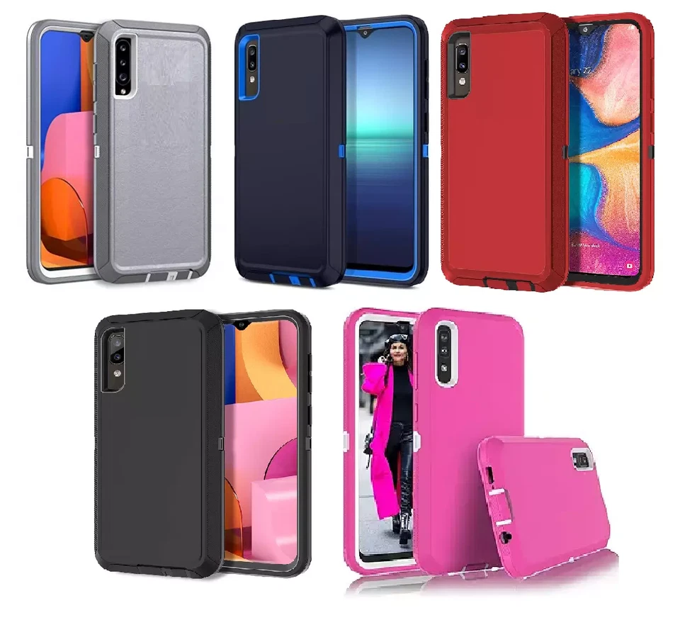 Lot 10-Pack Protective Defender Case For Samsung Galaxy A50 Wholesale - Image 1 of 1