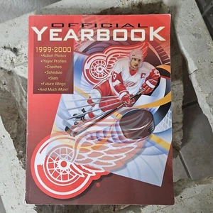 1999-2000 Detroit Mi Red Wings FAN Official Yearbook Action Photos Stats + More - Picture 1 of 5