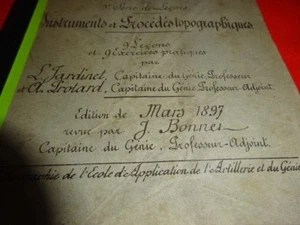 JARDINET & PROTARD - Cours de topographie – 2e Partie : Instruments et procédés  - Picture 1 of 5