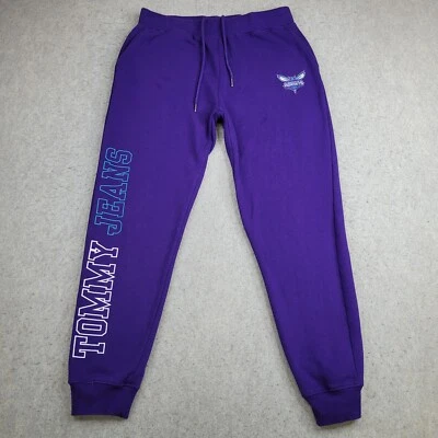 Pantalones de chándal Charlotte Hornets Tommy Hilfiger para hombre M púrpura con cordón Foto 1 de 4
