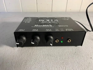 Rolls MX310 MorMics 3-channel Microphone Mixer/Combiner w/adapter working - Picture 1 of 5