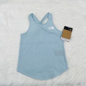 7/8 Small North Face Tank NEW Girl's Never Stop Beta Blue Free Ship