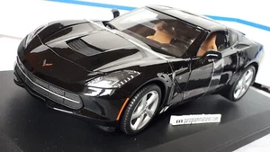 CHEVROLET CORVETTE C7 STINGRAY SCHWARZ MAISTO REF 31182 MASSSTAB 1/18 EME - Bild 1 von 6