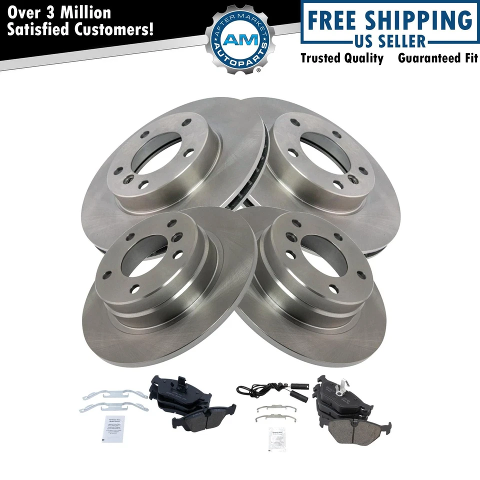 Kit de pastillas de freno delanteras y traseras y rotor cerámico para BMW 328i 1998 1996-1998 318i Foto 1 de 4