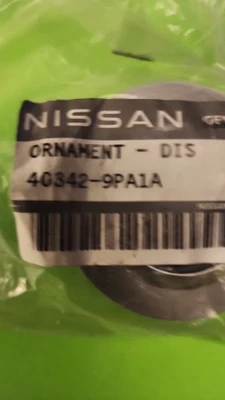 14 18 NISSAN ALTIMA PATHFINDER SENTRA EMBLEMA TAPA CENTRAL RUEDA 40342 9PA1A Foto 1 de 4