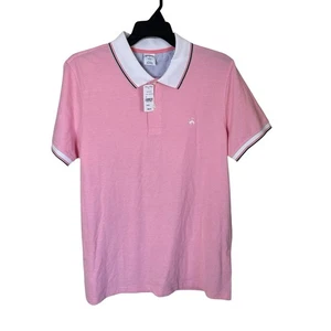 Brooks Brothers 1818 Polo Shirt Men’s XL Pink Slim Fit Stretch NWT New! - Picture 1 of 8