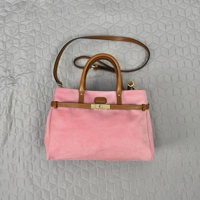 Bolso de mano Bric's Life rosa con correa para el hombro Foto 1 de 4