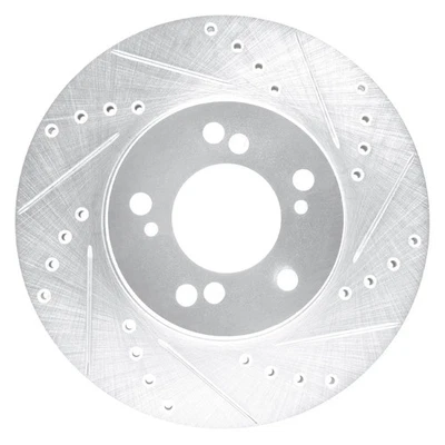 For Acura Legend 93-95 Brake Rotor DFC Premium Drilled & Slotted Front Passenger - Imagem 1 de 4