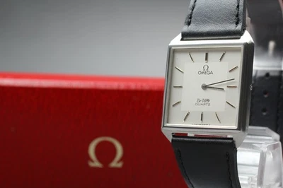 [N COMO NUEVO con CAJA] OMEGA De Ville Cal 1365 191.0075 Reloj Suizo Cuadrado Cuarzo Hombre Foto 1 de 4