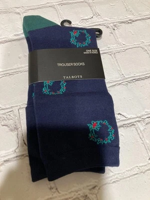 Calcetines Pantalón Talbots Nuevo Con Etiquetas Mujer Talla Única Festivo Fiesta Corona Foto 1 de 4