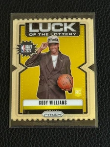 2024-25 Panini Prizm - La fortuna della lotteria Cody Williams #7 - Foto 1 di 2