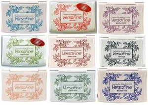 Almohadilla de tinta pigmentaria de detalle fino Versafine Tsukineko para estampilla de goma secado rápido - Imagen 1 de 8