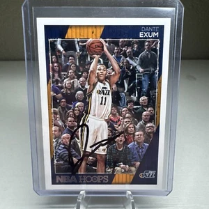2016-17 Panini NBA Hoops #195 Dante Exum Signed In Person On Card Autograph - Picture 1 of 2
