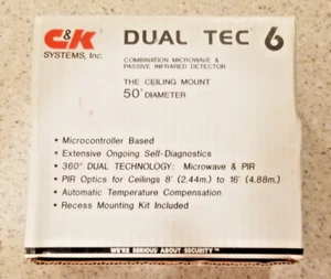 C&K Systems DT-6360STC Combination Microwave & Passive Infrared Detector, NIB - Picture 1 of 7