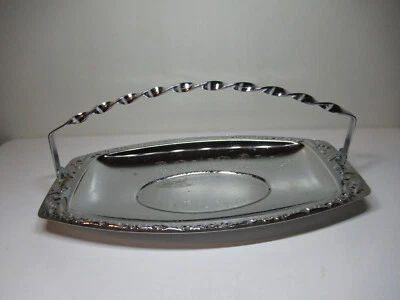 Gebäckschale, Schale mit Henkel, Henkelschale, Anbietschale, Obstschale - Bild 1 von 4