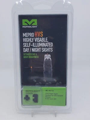 Набор сверхярких ночных прицелов MEPROLIGHT f/Sig P рамы 9 мм/.357 зеленый/зеленый - Изображение 1 из 2