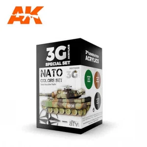 AK Interactive NATO Colors 3G Acrylic Paint Set AK11658 - Picture 1 of 1