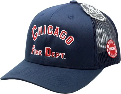 Chicago Fire Department Snapback Arched Trucker Mesh - Image 1 of 3