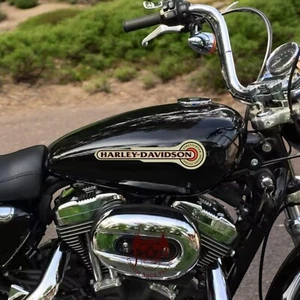 Harley-Davidson Vintage Sticker Custom Tank Firefighter Sticker Kit 2 - Picture 1 of 3