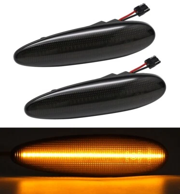 MASERATI 4200 GRANSPORT COUPE SPYDER REPETIDORES INDICADORES LATERAIS LED PRETO FUMÊ - Imagem 1 de 4