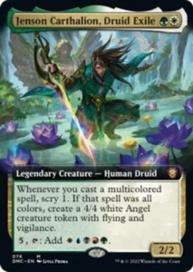 Jenson Carthalion, Druid Exile Extended Art Dominaria United Commander MTG Rare - Picture 1 of 1