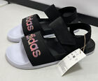 Women’s ADIDAS FY8165 ADILETTE BLACK SPORT SWIM Strap Slide Sandals Size 9