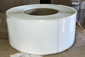 Roll 2.5” X 4” Inkjet 1200 Ct Package Product Labels Type 160 3” Core Semi Glo - Picture 1 of 3