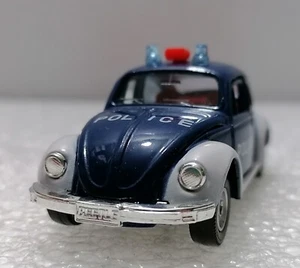 VOLKSWAGEN BEETLE 1200 Police - Vintage 1:43 Scale model , Tomica Japan 1990s - Picture 1 of 7