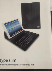 I home Type Slim Bluetooth Keyboard Case For iPad Mini - Picture 1 of 2