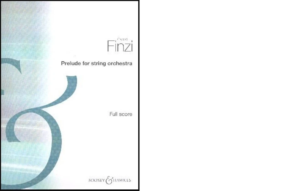 Prelude op. 25 String Orchestra Gerald Finzi Boosey & Hawkes - Image 1 of 1
