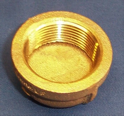 MÜLLER NEW, Mueller Global 1-1/4" Brass Pipe Cap 457-006 NL, NSF61-4
