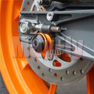 Carretes de bobina deslizantes de basculante de 10 mm CNC aptos para Yamaha Kawasaki 300R 250R 400R Foto 1 de 4