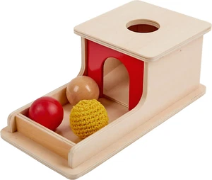 Wooden Toy for 6-12 Month Baby 3 Balls,Sorting and Stacking Colorful Learning Ed - Picture 1 of 13