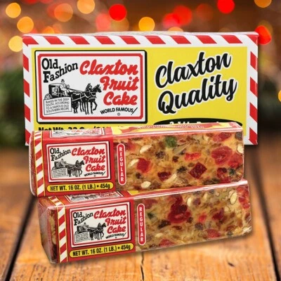 Claxton Fruit Cake 2-1 Lb. REGULAR - Shipped Direct From Claxton Bakery, Inc. - Image 1 of 4