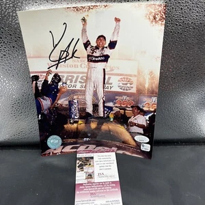 KEVIN HARVICK SIGNED Vintage 8x10 PHOTO Bristol JSA /Coa - Picture 1 of 2