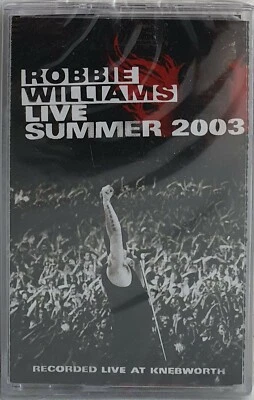 ROBBIE WILLIAMS - LIVE SUMMER 2003Cassette OFFICIAL UKRAINIAN RELEASE NEW SEALED - Image 1 of 2