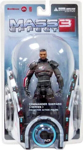 DC Unlimited Mass Effect 2 Commander Shepard Series 1 Action Figure NEW Cover