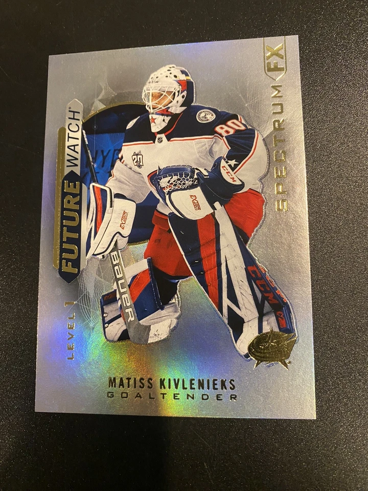 2020-21 SP Authentic Matiss Kivlenieks Future Watch SpectrumFX #S-43 Unscratched - Image 1 of 2