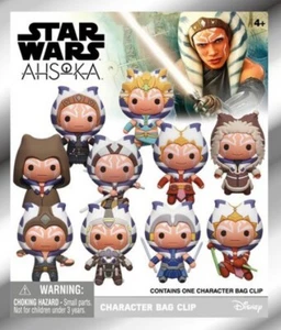 Star Wars 3D Figural Foam Bag Clip Ahsoka  Pack [1 RANDOM Figure] - Picture 1 of 2